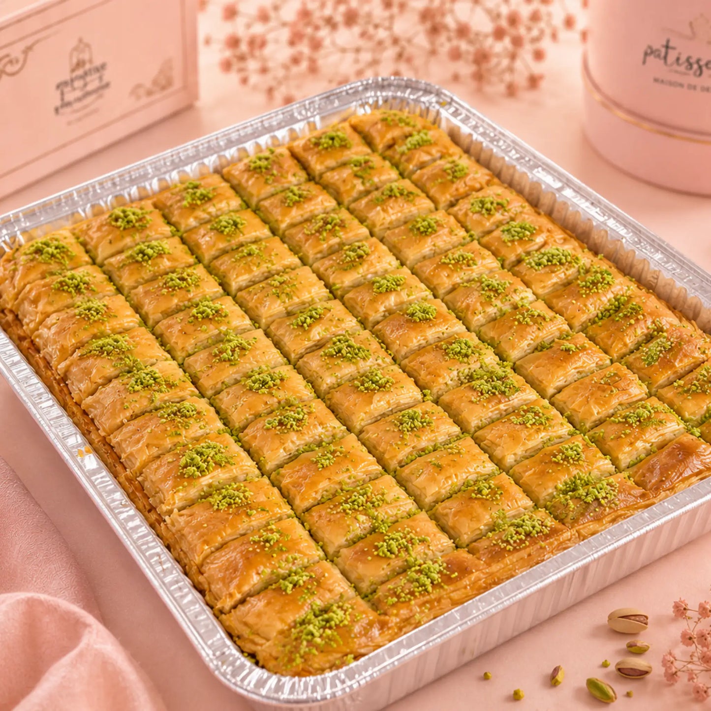 Klassische Baklava nach türkischer Art – Blech